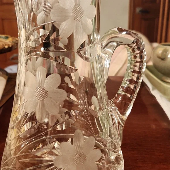 Crystal pitcher